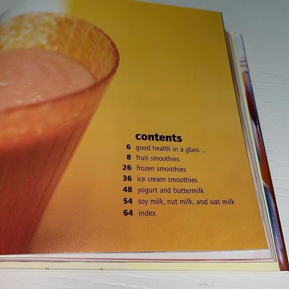 Smoothies And Shakes By Elsa Peterson-Schepelern Blended Drink Recipe Book - Picture 7 of 11